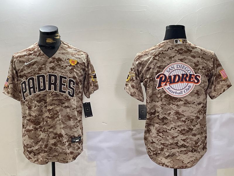 Men San Diego Padres Blank Camo Fashion 2024 Nike MLB Jersey style 11->indianapolis colts->NFL Jersey